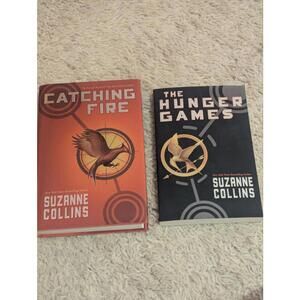 The Hunger Games Book series First and Second book Catching Fire